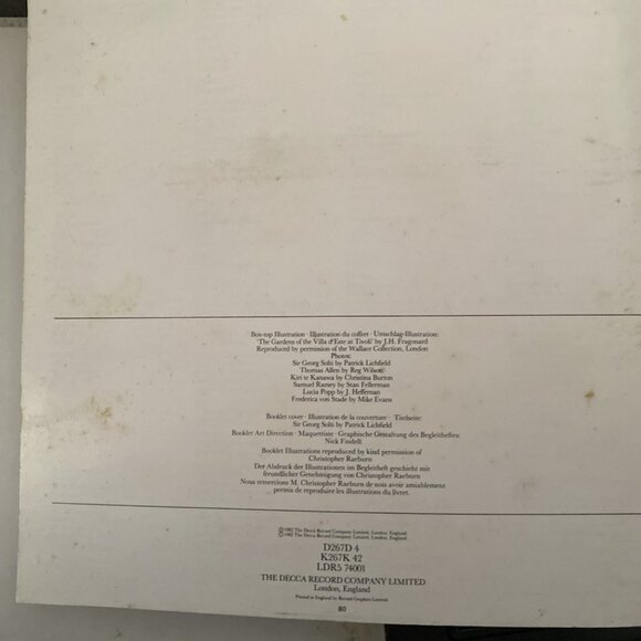 Vintage 2-Cassette Boxed Set Mozart Marriage Of Figaro Solti Nozze Kanawa Ramey - Picture 10 of 14